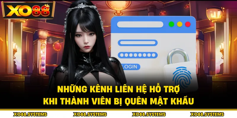 Quên Mật Khẩu - Hướng Dẫn Khôi Phục Tài Khoản 4 Những kênh liên hệ hỗ trợ khi thành viên bị quên mật khẩu